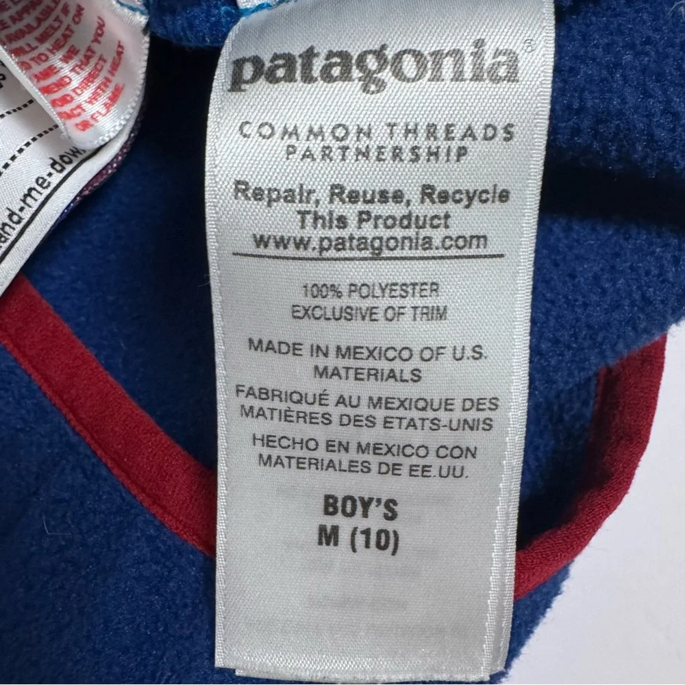 Patagonia Kids' Lightweight Synchilla Snap-T Pullover - Size M (10) - Picture 7 of 8